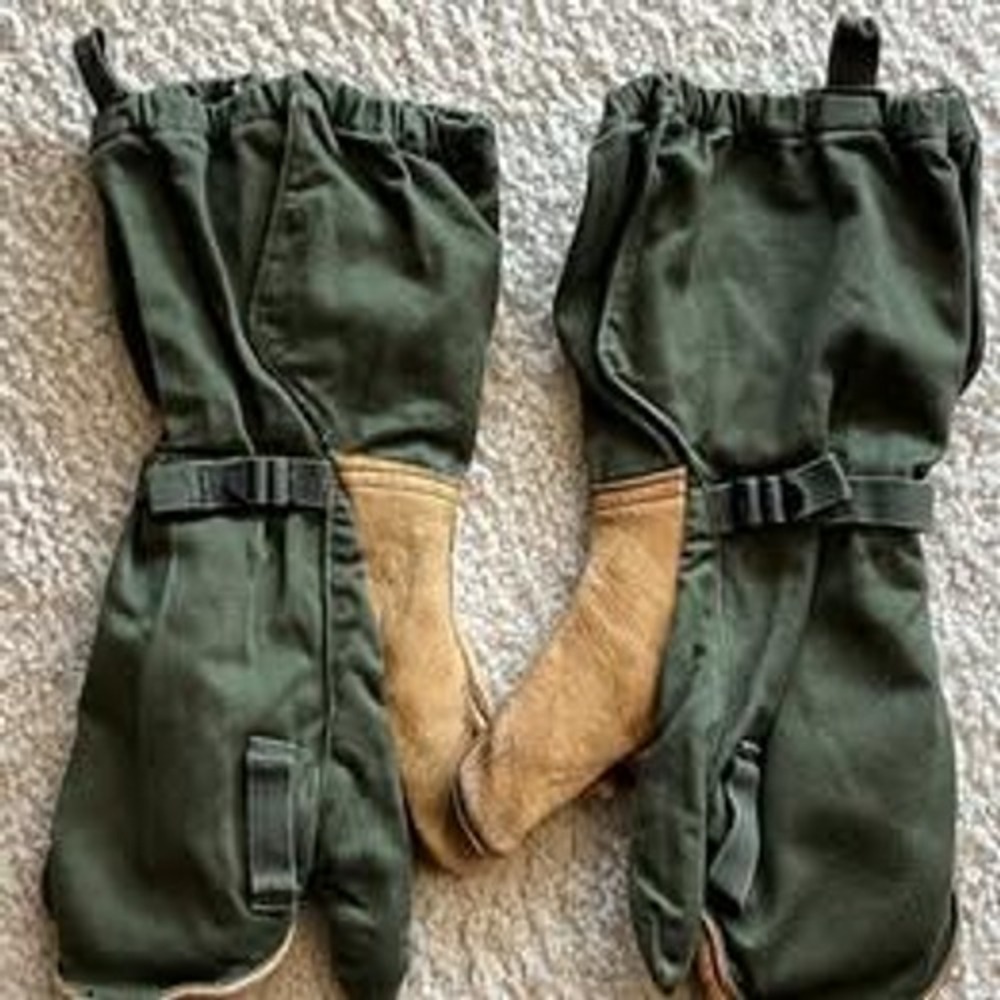 US Army Military Korean War Trigger Finger Mittens w/Wool Liners 1950s - Size L - Picture 2 of 4